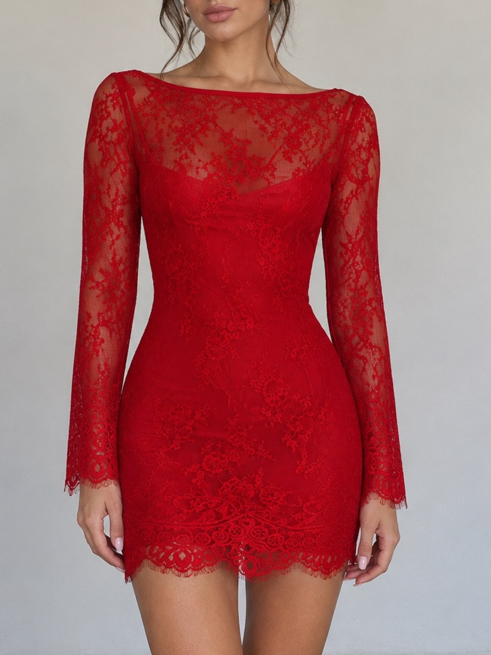 MNG Collection Red Lace Mini Dress ❤️‍🔥